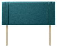 Slumbre Rio Turin Linen 4Ft Small Double 20" Headboard - Teal