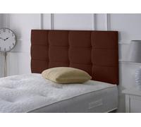 Slumbre Roma Chenille 6Ft Super King 20" Headboard - Brown