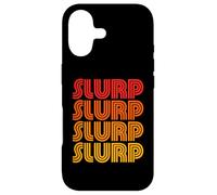 Slurp Funny Gross Straw Messy Eater Drink Favorite Word Fan Case for iPhone 17