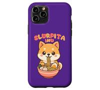 Slurpita Inu Cute Shiba Dog Eating Ramen Noodles Case for iPhone 11 Pro