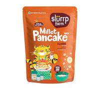 Slurrp Farm No Refined Flour Classic Pancake Mix | Instant Breakfast Mix made with Oats and Jowar | 100% Vegetarian Eggless Healthy Breakfast for Kids & Adults