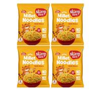 Slurrp Farm No Refined Flour, No MSG Instant Noodles | Magic Masala | Not Fried, Millet Noodles, 4 X 60 g
