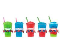 Slush Cup Flavour Sticker Set of 5 - Puppy catering ice cream van trailer cafe