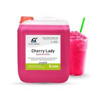 Slush Ice Syrup | Concentrate 1:5 | 5 Litre Storage Canister | Suitable for Ninja Slush Machine | Azo and Glycerine Free (Sour Cherry)