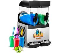 Slush Machine 2 x 12 Litres - Slush Machines by Royal Catering Silver
