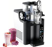 Slush Machine, 2L Slushie Maker with LED Touch Screen, 4 Preset Programs, 220W, No Ice Needed, Self-Cleaning for Cocktails, Frappés, Smoothies
