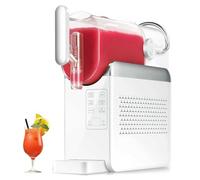 Slush Machine Electric, 2L Capacity, 240W with Multi-functional Modes, Intelligent Touch Control, One-click Cleaning, Professional Maker for Smoothies and Beverages white