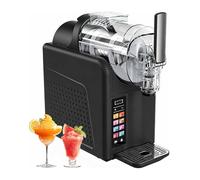 Slush Machine & Soft Serve Ice Cream Maker, 7 Presets, LED Display, No Ice Needed, 360° Mixing for Margaritas, Frappes, Smoothies, One-Touch Self-Cleaning