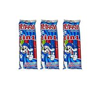 Slush Puppie Ice Pops Lollies - 2 in 1 Ice Poles - Blue Raspberry, Cherry, Strawberry and Lemon & Lime Flavours Lolly - Gluten Free, Suitable For Vegetarians, Kosher Approved (24 Total)