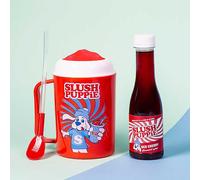 Slush Puppie Making Cup & Red Cherry Syrup Red