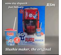 Slush Puppie Snow Cone Machine. Slushy Maker Ice Shaver. Makes up to 1 Litre of Delicious Slush Puppy in Minutes. Officially Licensed Slush Puppie Merchandise from Fizz Creations.