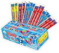 Slush Puppie Squeezee Ice Pops 50 x 60ml | Red Cherry, Lemon &Lime, Strawberry and Blue Raspberry Fruit Flavour Freezer Pops (Pack Of 1, 1, count)