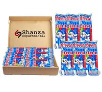 Slush Puppie The Original Squeezee Freeze Pops 2 in 1 - 8 x 75ml Assorted Flavours (Cherry, Lemon & Lime, Strawberry, Blue Raspberry) - Vegan & Gluten Free (12 Packs)