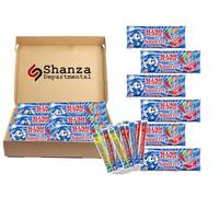 Slush Puppy The Original Squeezee Freeze Pops - 10 x 60ml Strawberry, Red Cherry, Blue Raspberry, Lemon & Lime - Vegan & Gluten Free (12 Packs)