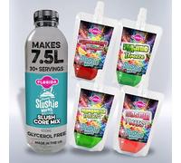 Slush Syrup Compatible With Ninja Slushi Machine - Choose from 4 Different flavour packs, Classics, Retro, Berry Bliss and Sours (4 Pack Mixed Flavour Pack) (Mocktail Flavours)