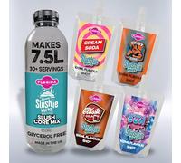 Slush Syrup Compatible With Ninja Slushi Machine - Choose from 4 Different flavour packs, Classics, Retro, Berry Bliss and Sours (4 Pack Mixed Flavour Pack) (Retro Flavour Pack)