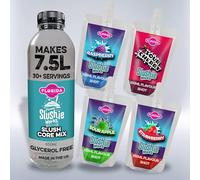 Slush Syrup Compatible With Ninja Slushi Machine - Choose from 4 Different flavour packs, Classics, Retro, Berry Bliss and Sours (4 Pack Mixed Flavour Pack) (Classic Flavour Pack)