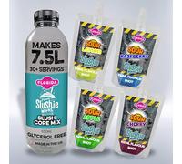 Slush Syrup Compatible With Ninja Slushi Machine - Choose from 4 Different flavour packs, Classics, Retro, Berry Bliss and Sours (4 Pack Mixed Flavour Pack) (Sours Flavour Pack)