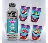 Slush Syrup Compatible With Ninja Slushi Machine - Choose from 4 Different flavour packs, Classics, Retro, Berry Bliss and Sours (4 Pack Mixed Flavour Pack) (Berry Bliss Flavour Pack)