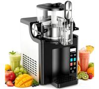 Slushie Machine, 1.8L Frozen Drink Maker with Self-Cleaning, 5 Touchscreen Presets, Timer, Adjustable Thickness, Low Noise, Ideal for Slush, Milkshake, Desserts