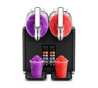Slushie Machine, 2L Dual Tank Freeze Drink Maker with Touchscreen, No Ice Needed, Auto Clean for Slush, Juice, Milkshake Drinks