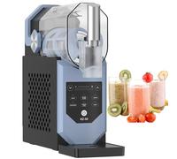 Slushie Machine, 2L Frozen Beverage Maker with LCD Touch Screen, Removable Drip Tray, Ideal for Hotels, Bars, Cafes - Smoothie Blender for Easy Use
