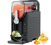 Slushie Machine 6 Presets No Ice, Self-Cleaning, Smoothie & Ice Cream Maker