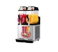 Slushie Machine, 950W 12L Double Tank Margarita Maker, Stainless Steel Smoothie and Frozen Drink Maker for Supermarkets, Cafés, Restaurants, Bars, Home Use