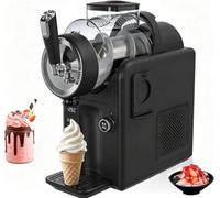 Slushie Machine and Soft Serve Ice Cream Maker, 2L Countertop Automatic Drink Maker, No Ice Needed, Easy Cleaning, Rapid Cooling for Homemade Frozen Treats