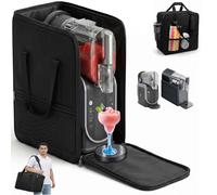 Slushie Machine Carrying Bag Compatible with Ninja Slushie Max FS605 FS301 FS300 Iceman RJ62, Large Capacity Pocket for Slushie Machine Accessories, Thick Padded Protector for Most Slushie Machine