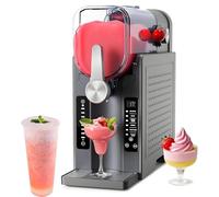 Slushie Machine for Home, 1.6L Capacity with LED Display, One-Touch Reservation & 6 Pre-Set Programs for Frozen Drinks, Margaritas, & Ice Cream
