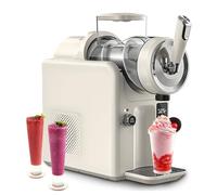 Slushie Machine for Home No Ice Needed, Self-Cleaning 5-In-1 Slushy Maker, 1.8L (60 Oz) Frozen Drink Machine with Quick Cooling & 360° Rotation Make Slush, Cocktails(white)