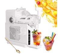 Slushie Machine for Home Use No Ice Required with Adjustable Temperature Control Stainless Steel Bucket and Ergonomic Grip for Family Gatherings and Home Bar
