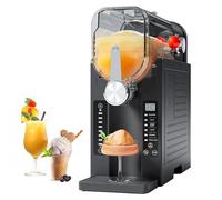 Slushie Machine, Frozen Drink Maker with 6 Preset Programs, 15-60 Min Slush Making, 4 Hour Freshness for Milkshakes and Frappés