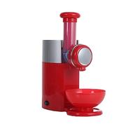 Slushie Machine Household Kitchen Ice Cream Machine Fruit Cone Frozen Dessert Maker DIY Manual Homemade Summer Heat Relief Makes Soft Serve(A)