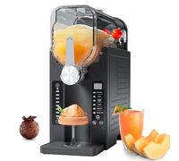 Slushie Machine No Ice Needed, Slushy Machine for Home with Self-Cleaning Function, Professional Fro-zen Drink Maker, 6 Preset Programs, Fro-zen, Milkshake and More