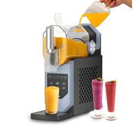 Slushie Machine, Slushy Maker for Home, 6 Preset Programs LED Display Auto-Clean No Ice Needed,Slushy Machine Commercial for Milkshakes, Margarita Smoothie, Frappes and More(Blue)