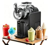 Slushie Machine Soft Serve Ice Cream Maker with 5 Presets and LED Display, 2L Self-Cleaning Drink Maker for Home Party Light Commercial Use