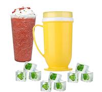 Slushie Maker Cup, Magic Quick Smoothies Cup Cooling Cup Double Layer Slushys Maker Cup, Homemade Milkshake Ice Cream Maker for