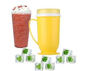 Slushie Maker Cup, Magic Quick Smoothies Cup Cooling Cup Double Layer Slushys Maker Cup, Homemade Milkshake Ice Cream Maker for