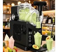 Slushie Maker Machine, 2L Soft Serve & Cold Drink Maker, 5 Presets, Makes 8-10 Servings in 15 Min, Self-Cleaning, Ideal for Milkshakes, Smoothies, Ice Cream