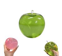Slushy Apple Squishy, Stress Relief Green Fruit Toy, Squishyslow Rising Squishy, Funny Slow Rise Stress Relief Anxiety Fidget Sensory Ball, Stress Relief Toy (green 1pcs)
