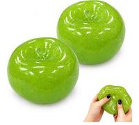 Slushy Apple Squishy Toy, 3 Inch Green Apple Fidget Toy