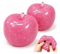 Slushy Apple Squishy Toy, 3 Inch Green Apple Fidget Toy