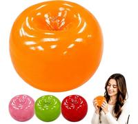 Slushy Apple Squishy Toy, 3 Inch Green Apple Fidget Toy