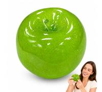 Slushy Apple Squishy Toy, Realistic Green Apple Squishy, Soft Squeeze Sensory Toy for Desk and Office, Novelty Fidget Gift for Teens and Adults