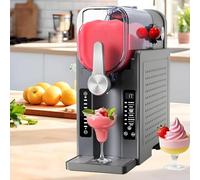 Slushy Machine for Home, 1.6L Drink Maker with 6 Preset Programs, Makes Smoothies, Margaritas, Ice Cream, Self-Cleaning Function, No Ice Needed