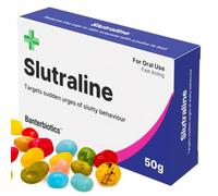 Slutraline Funny Prescription Pill Box - Girly/Hen Party Rude Gift