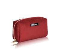 Sluxa Small makeup bag for women, Wine Red