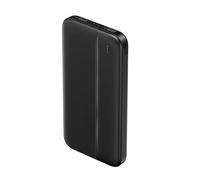 SLx 10000mAh Power Bank Type A and C Portable Charger Slim Battery Pack with LED Indicators 2A Output for Phones Tablets and USB Devices Black